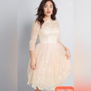 Gilded Grace Lace Dress